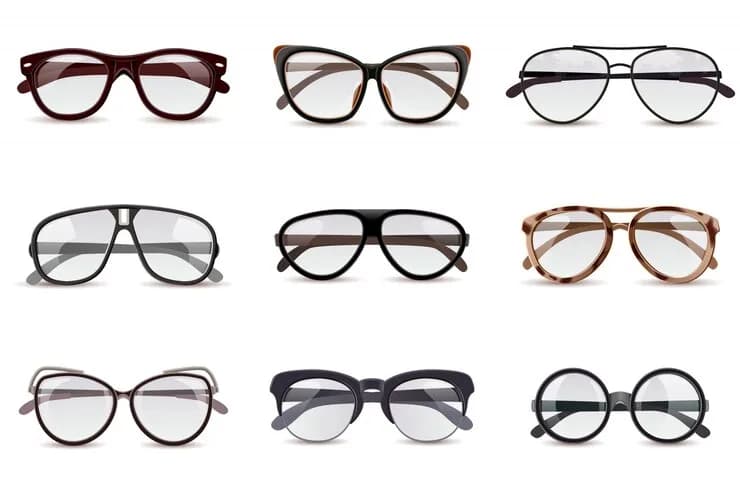 Eye care professionals with patients